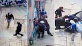 Video muestra violento asalto en escalera de Valparaíso: Víctima fue apuñalada y golpeada por cinco delincuentes