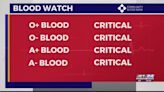 Blood Watch: O-type, A-negative blood levels remain critical