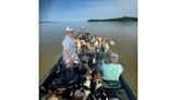 Shocked fishermen rescue 38 dogs they find treading water in Mississippi lake