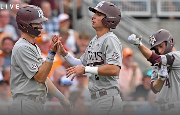 College World Series 2024 live score: Tennessee vs. Texas A&M baseball updates, results, highlights from Game 2 | Sporting News