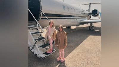 Las hijas de Wanda Nara y Mauro Icardi disfrutan del confort de un lujoso avión privado: “Mi colección de recuerdos”