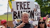 Donald Trump ally Steve Bannon arrives at prison following contempt conviction