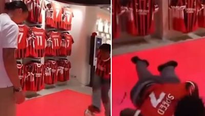 Zlatan Ibrahimovic floors YouTuber iShowspeed as awkward footage emerges