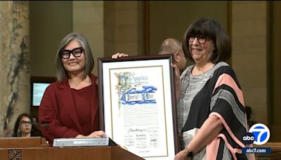 City of LA honors former KABC president and general manager Cheryl Fair