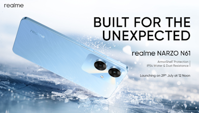 Realme Narzo N61 entry segment phone to be launched on July 29