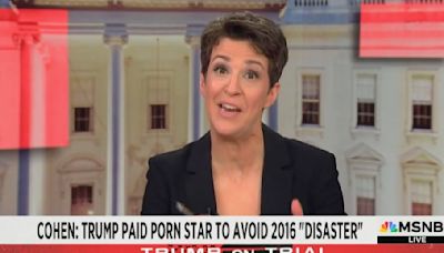 Rachel Maddow Gags While Recounting Testimony About Trump Claiming Stormy Daniels ‘Wanted Him More Than’ NFL Star