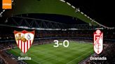 Goleada de Sevilla frente Granada 3-0