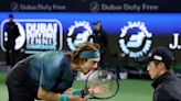 Andrey Rublev defaulted at Dubai Tennis Championships after claims he swore at line judge