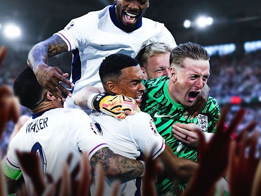 Jordan Pickford reveals water bottle penalty cheat sheet amid England's Euro 2024 quarterfinal win