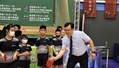 2024全國少年青少年桌球菁英賽開幕 部長鼓勵選手發揮最佳實力 | 蕃新聞