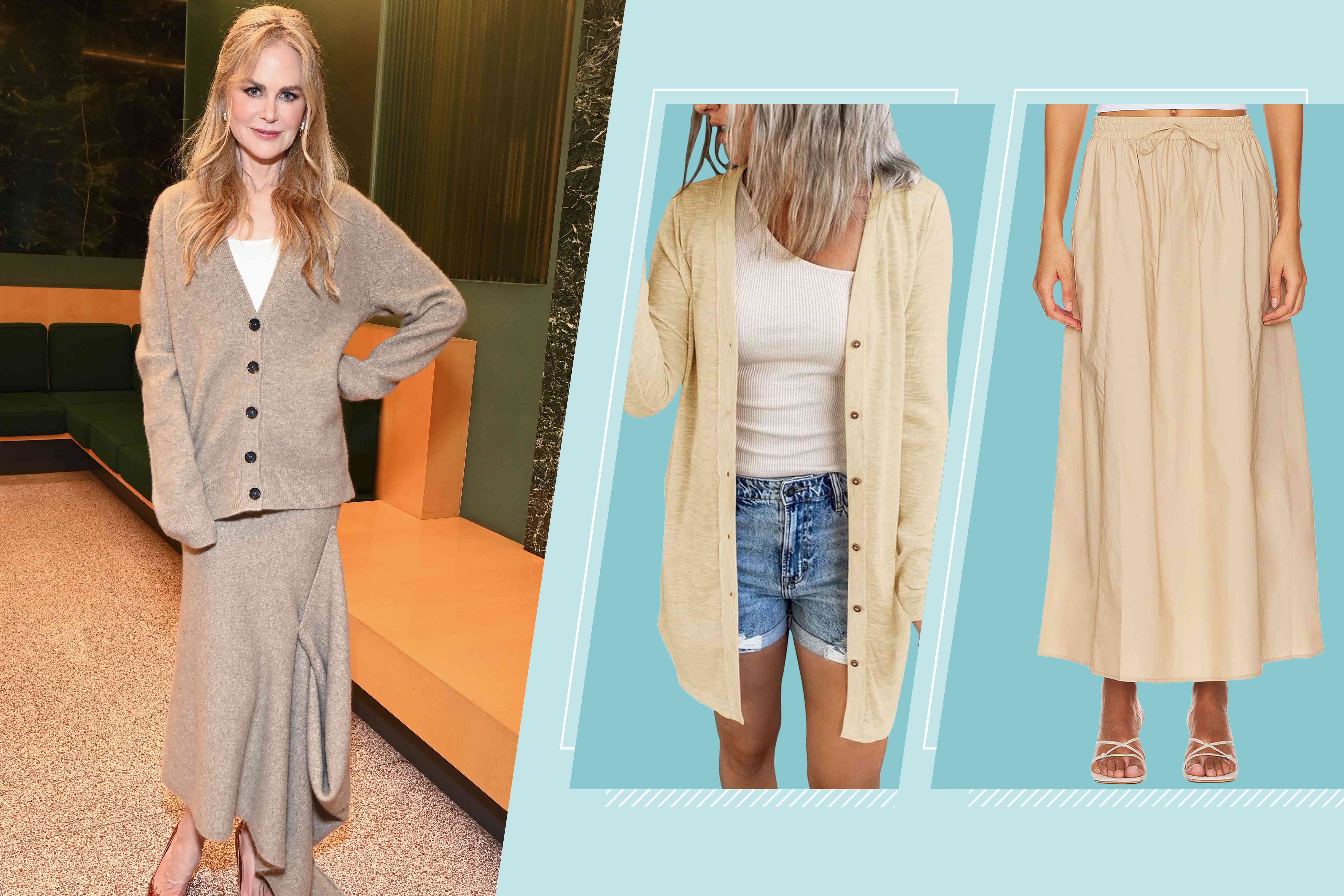 Nicole Kidman’s Cardigan and Maxi Skirt Will Beat the Summer Heat — but Keep You Cozy Indoors