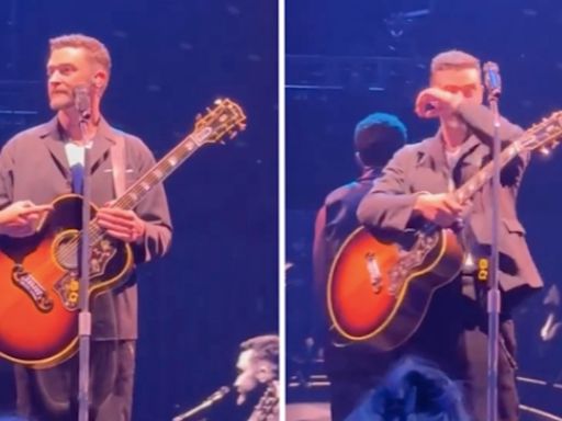 Justin Timberlake quebra silêncio após prisão e se emociona durante show. Veja o vídeo!