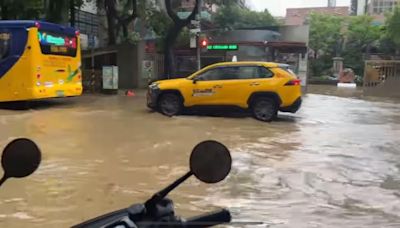 午後多地降下豪大雨 北市信義區傳積水災情