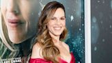 Hilary Swank Looks Extraordinary in Red at “Ordinary Angels” Premiere