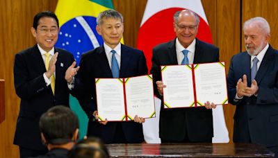 Brasil e Japão anunciam acordos bilaterais em economia verde após reunião de Lula com Fumio Kishida