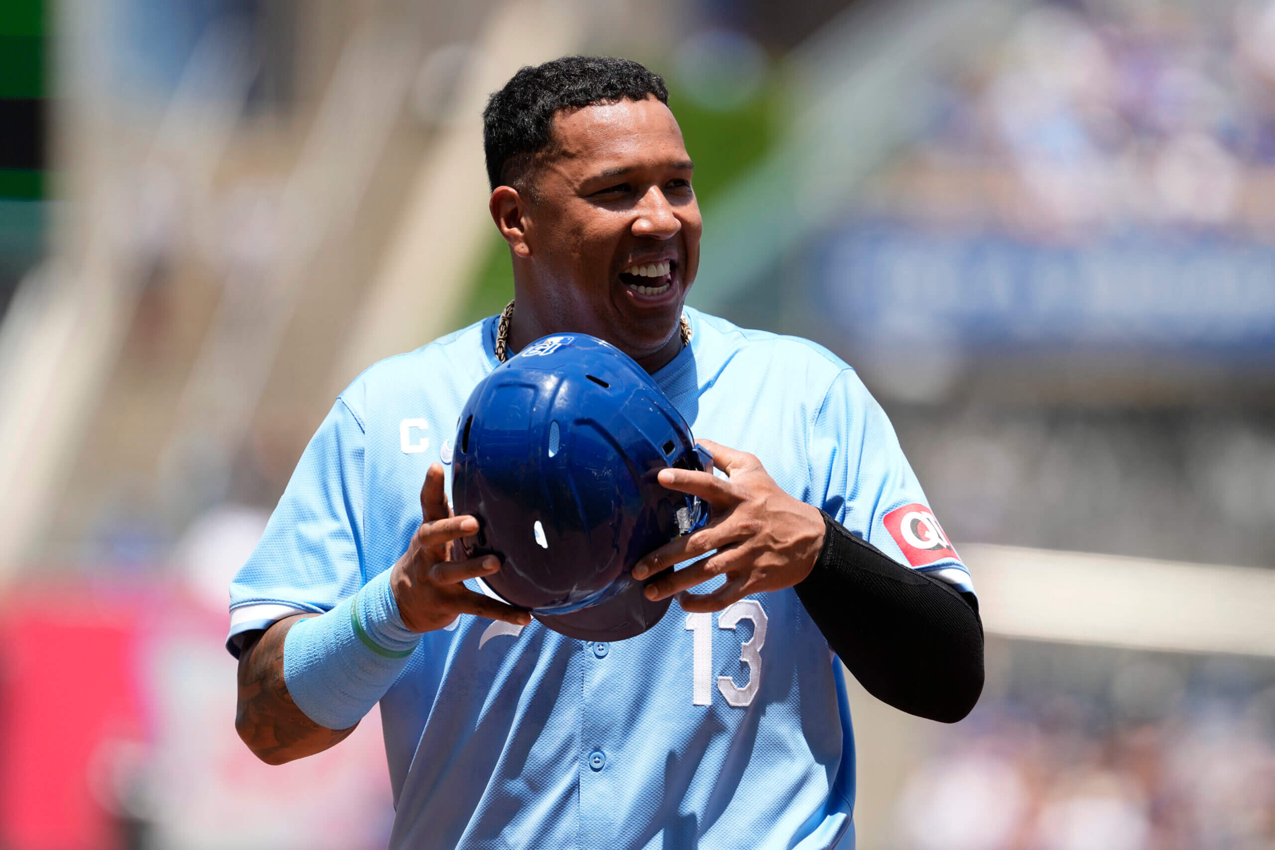 Salvador Perez was willing to go to the Rangers at last year's deadline. He and the Royals are glad it didn't happen