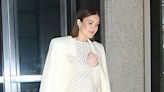 Pregnant Mandy Moore, 40, stuns in sheer frock while out in NYC