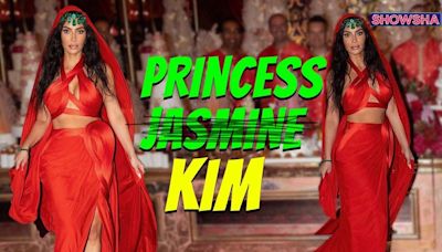 Kim Kardashian Turns Into An Indian Princess In Gaurav Gupta Couture At Anant-Radhika's Reception - News18