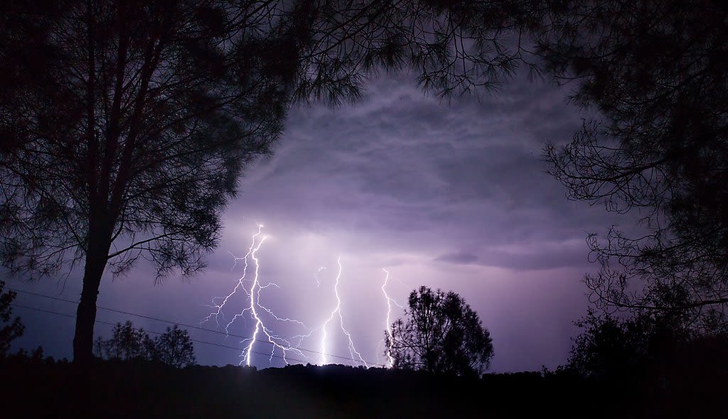 Hundreds of lightning strikes reported across California from tropical moisture