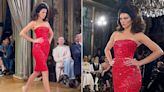 Kendall Jenner Closes Schiaparelli Show with Sky-High Hair and Sexy Strut — And Sister Kylie Cheers Her on