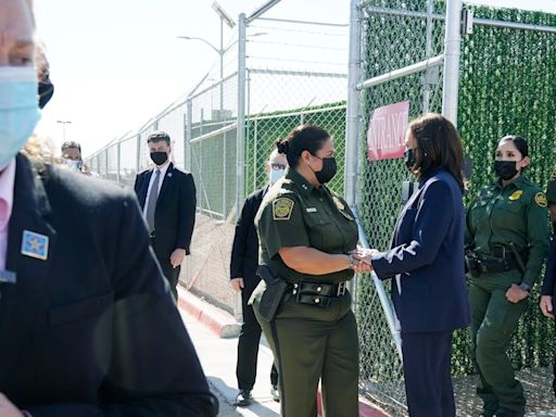 Presented with rise in border crossings, Harris chose a long-term approach to the problem