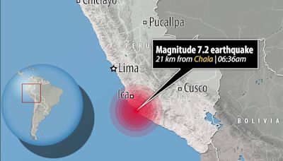 Huge 7.2-magnitude quake strikes off Peru