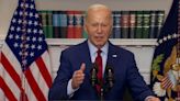 Biden says 'violent protest is not protected' in speech on campus unrest