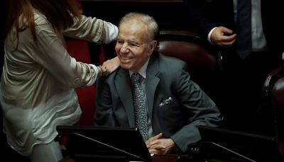Milei reivindica la figura de Carlos Menem en una ceremonia en la Casa Rosada