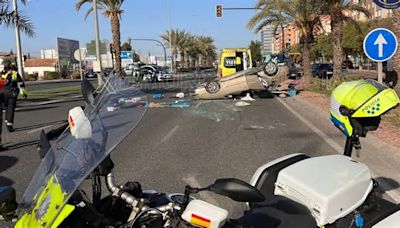 8 heridos en dos accidentes de tráfico ocurridos en Murcia