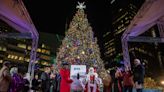 Hundreds gather downtown for start of holiday season, annual tree lighting