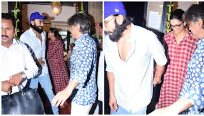 Deepika Padukone rocks another chic maternity look on dinner outing with Ranveer Singh and in-laws