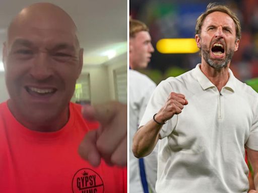 Watch Tyson Fury's motivational message to England heroes before Euro 2024 final