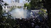 After their president flees, Sri Lankans turn their anger on the prime minister