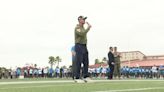 ‘These are our heroes’: Chargers head coach grateful to practice at Camp Pendleton