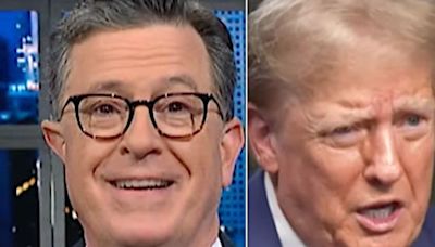 Stephen Colbert Gives Trump Hell Over Baffling Word Salad Claim About Heaven