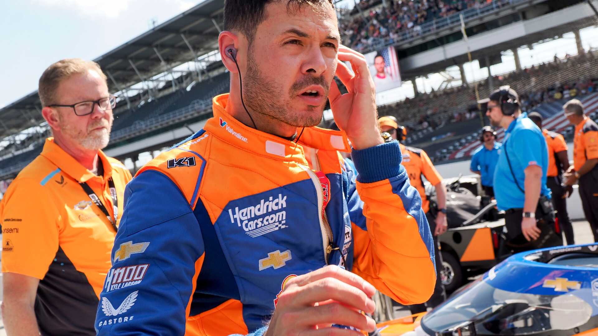 Indy 500 qualifying, Day 2: Kyle Larson makes Fast Six after having a moment; McLaughlin tops Fast 12