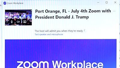 Donald Trump blasts Biden on surprise Independence Day Zoom call to Florida VFW post