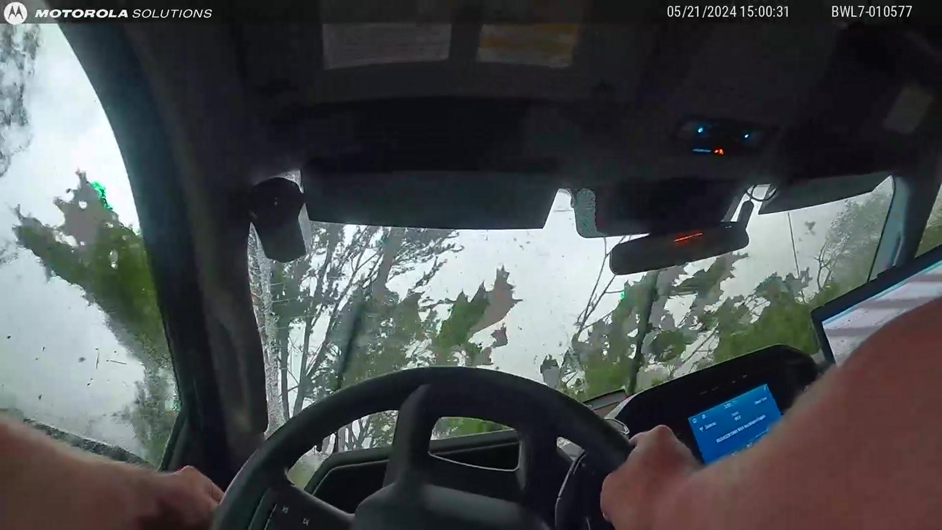 Caught in twister: Deputy’s bodycam records too-close encounter with Iowa tornado