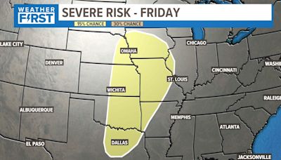 Severe weather chances increasing toward the weekend near St. Louis