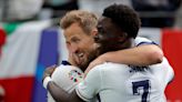 'What a performance!' - Harry Kane on Bukayo Saka's extraordinary England display