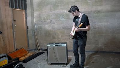 Watch what happens when you play a Strat through a cranked Fender Super Reverb in an empty warehouse