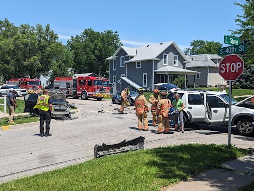 Woman cited after three-vehicle crash in Lincoln sends three to the hospital