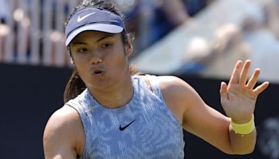 Emma Raducanu beats former US Open champion Sloane Stephens in Eastbourne opener ahead of Wimbledon