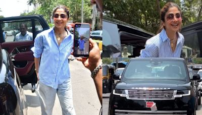 VIDEO: Shilpa Shetty Arrives In ₹2.5 Crore Swanky New Car To Cast Vote In Mumbai