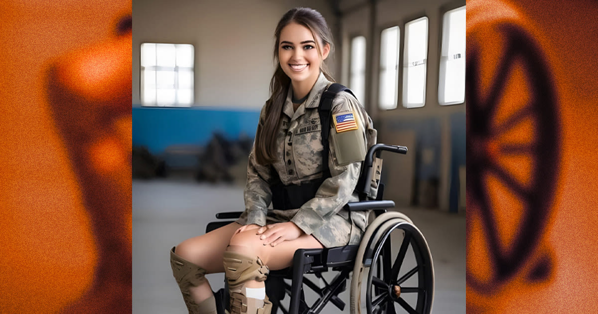 Facebook Page Uses AI-Generated Image of Disabled Veteran to Farm Engagement
