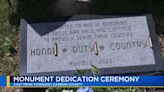 Veterans, families dedicate memorial stone at Carbon County playground
