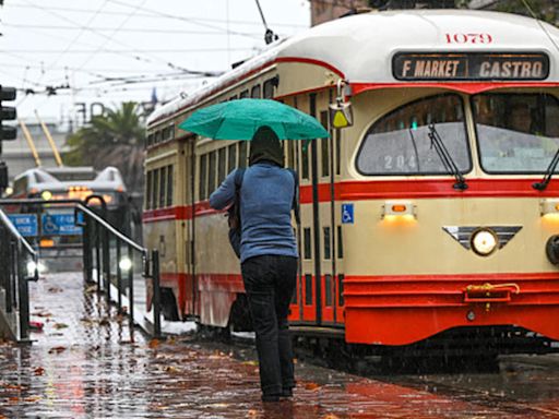 After dry spell, wet weather set to return to the San Francisco Bay Area this weekend