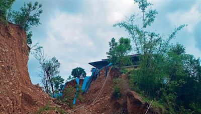 Reckless cutting of hills at Mandi village renders 3 families homeless