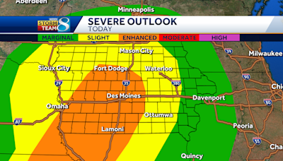 Iowa weather: Tracking another round of strong to severe storms Tuesday