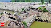 Gandak canal bridge collapses in Siwan village, none injured | Patna News - Times of India